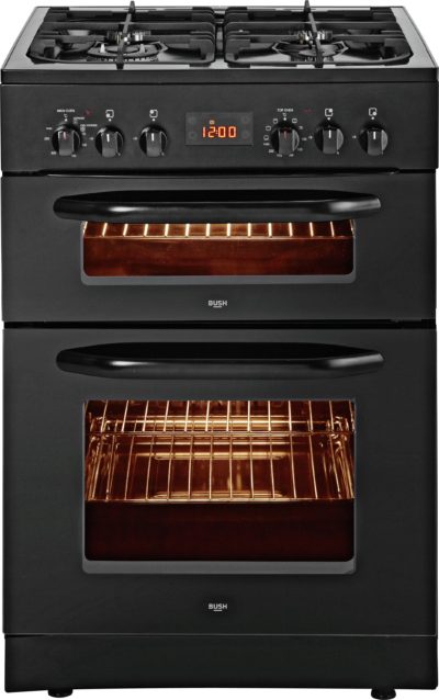 Bush - BUDFD60B - Dual Fuel Cooker - Black/Ins/Del/Rec